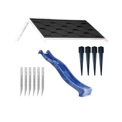 Priedų rinkinys žaidimų nameliui "Koriukas" (mėlynas)