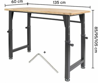 Reguliuojamo aukščio darbo stalas "Lukas"