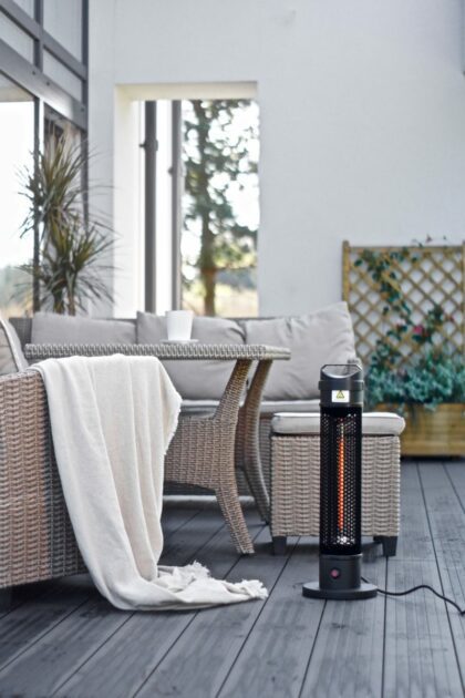 Nešiojamas infraraudonųjų spindulių šildytuvas NEPTŪNAS, 800W