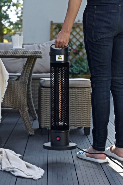 Nešiojamas infraraudonųjų spindulių šildytuvas NEPTŪNAS, 800W