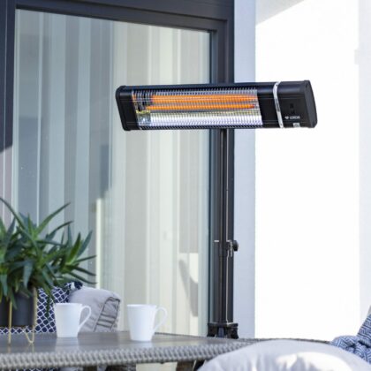 Infraraudonųjų spindulių šildytuvas “Greti” 2000W, juodas