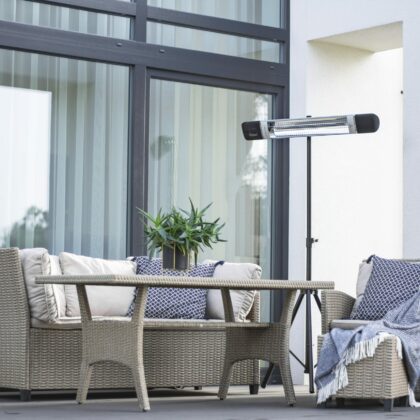 Infraraudonųjų spindulių šildytuvas “Tora” 2500W, juodas