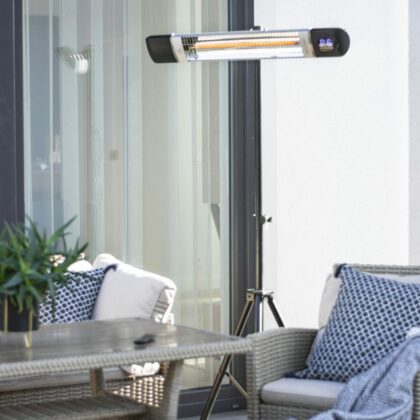 Infraraudonųjų spindulių šildytuvas šildytuvas “Tora - WiFi” 2500W, juodas