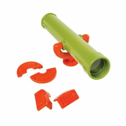 Teleskopas, šviesiai žalias