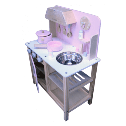 Medinė vaikiška virtuvėlė „Karilė"