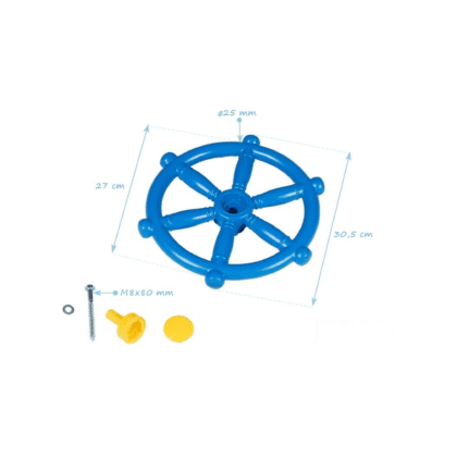 Vaikiškas kapitono vairas, mėlynas