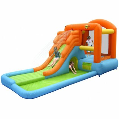 Pripučiamas batutas "Superherojus" su vandens pramogomis