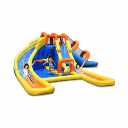 Pripučiamas batutas "Vandens parkas" su vandens pramogomis