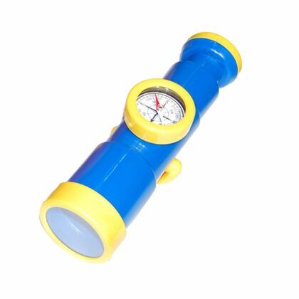 Vaikiškas teleskopas su kompasu, mėlynas