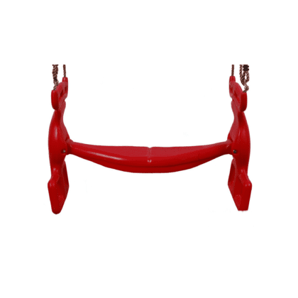 Vaikiškos dvigubos sūpynės, raudonos