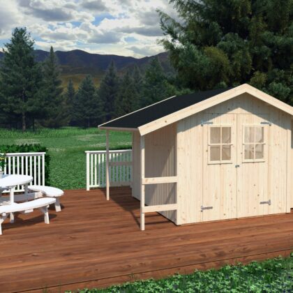 Medinis sandėliukas „Vanagas“ 6,5 m2