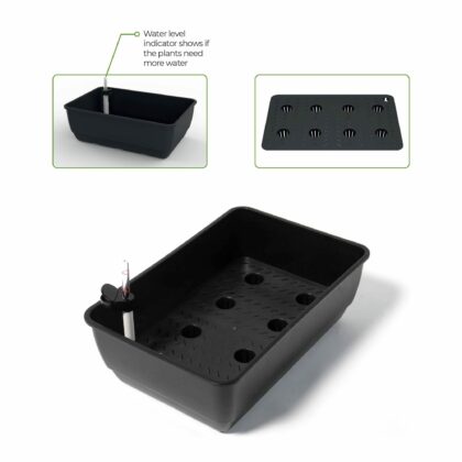 Vidinis vazonas su savaiminio drėkinimo sistema - daigykla, M dydis