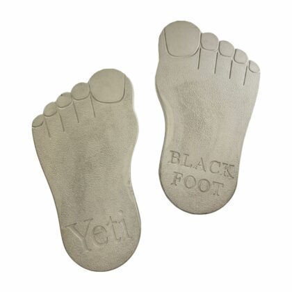 Betoninės plytelės "Yeti pėdos", pilkos, 2vnt