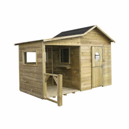 Medinis vaikų žaidimų namelis "Elija"