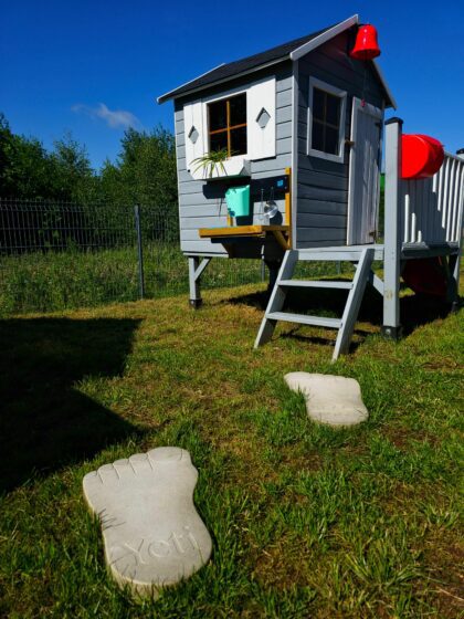 Betoninė plytelė "Gyvūno pėdutė"