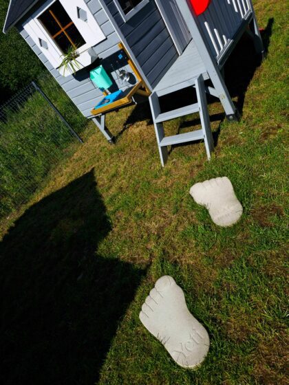 Betoninė plytelė "Gyvūno pėdutė"