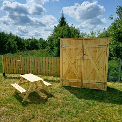 Medinis sandėliukas „Sodas“ 1,05 m2