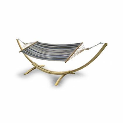 Hamakas su rėmu "Lazy" (mėlynas)