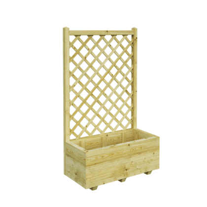 Medinis vazonas su atramine sienele augalams „Elzė“