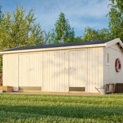 medinis sandėliukas „briedis“ 16,9 m2