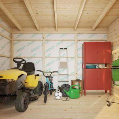 medinis sandėliukas „elnias“ 16,9 m2