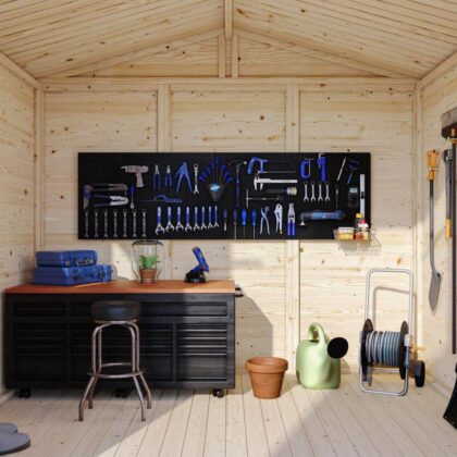 medinis sandėliukas „vilkas“ 4,5 m2