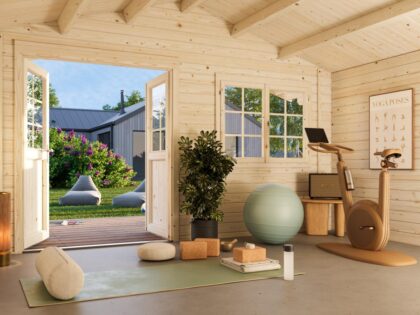 medinis sodo namelis „brigita“ 17,5 m2