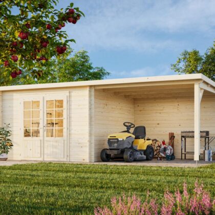 medinis sodo namelis „ela“ 8,7 + 8,2 m2