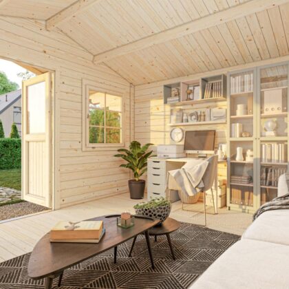 medinis sodo namelis „salomėja“ 12,3 m2