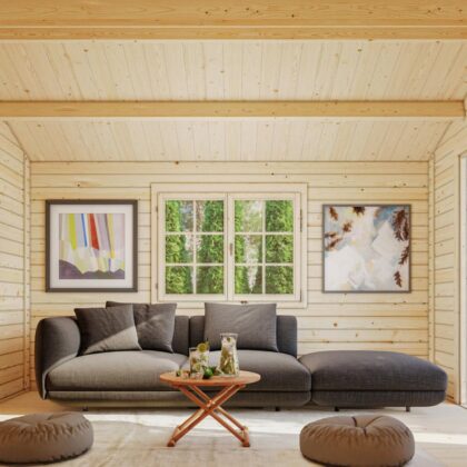 medinis sodo namelis „salomėja“ 10,2 m2