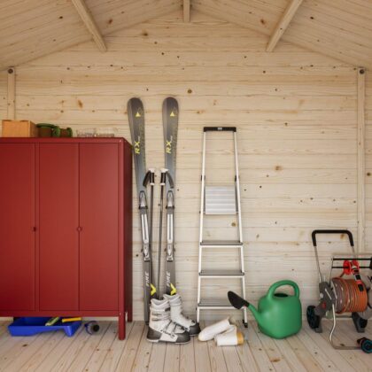 medinis sodo namelis „vasara" 6,9 m2