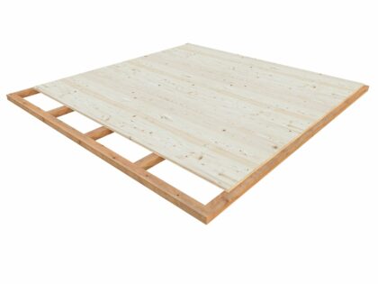 Medinis sodo namelis - namų biuras „Auksė“ 8,1 + 8,1 m2