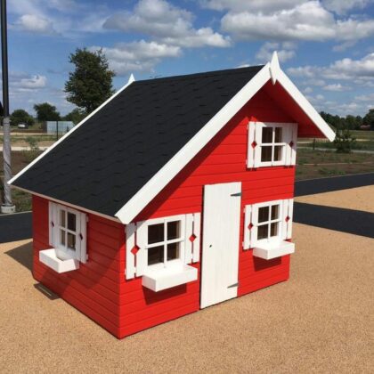 Dažai medienai, raudonos spalvos, 0,9 l