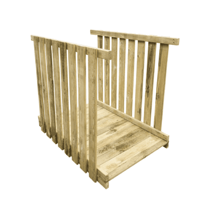 Medinis tiltelis - vaikų žaidimų aikštelės modulis „F“