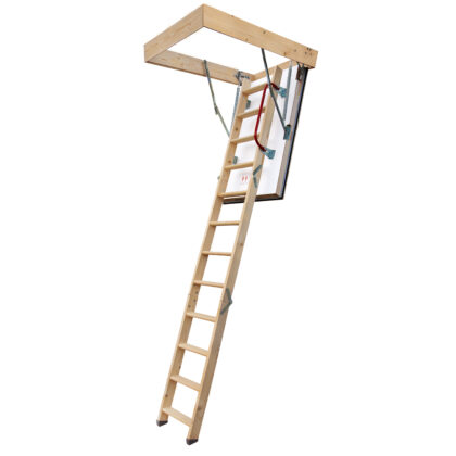 mediniai palėpės laiptai „nordic" 120 x 80 cm