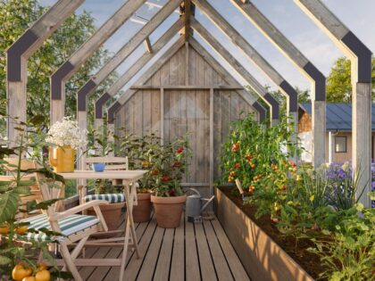 stiklinis sodo namelis "emilija“ 5,4 m2