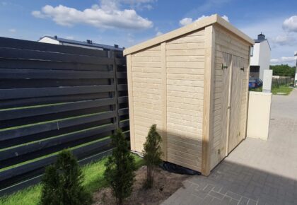 Medinis sandėliukas „Lapė“ 3 m2