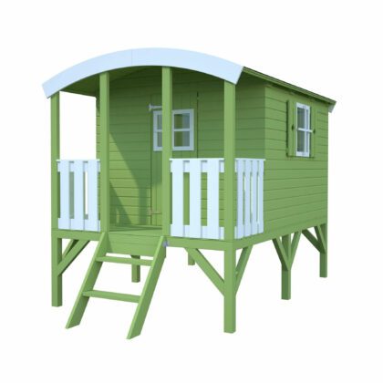 Medinis vaikų žaidimų namelis "Voveraitė"