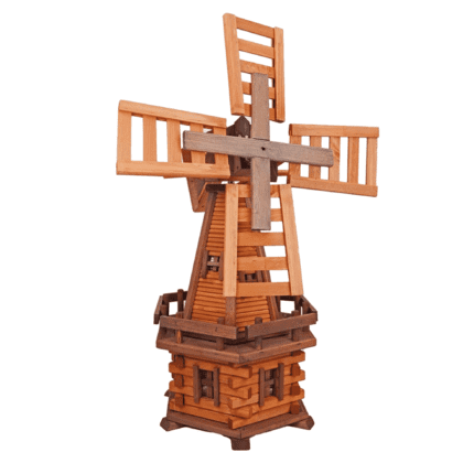 Dekoracija "Malūnas", tamsiai rudas