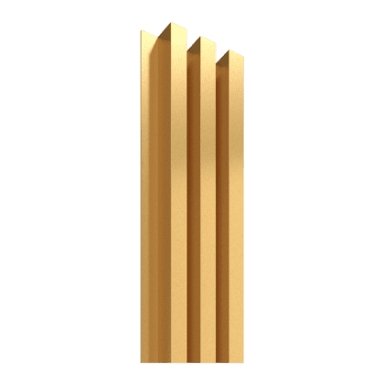 Lamelių sienelė, 275x17,2cm, gold