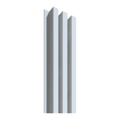 Lamelių sienelė, 275x17,2cm, light gray