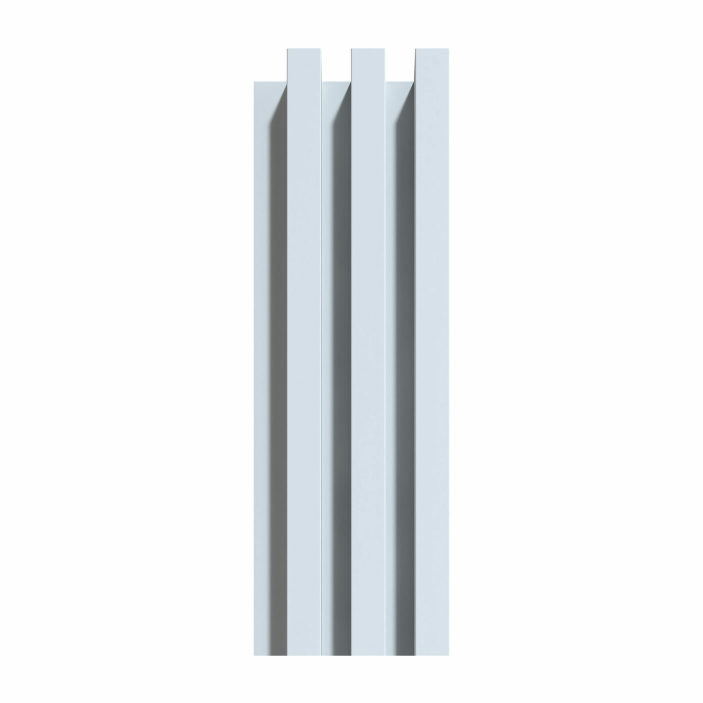 Lamelių sienelė, 275x17,2cm, light gray
