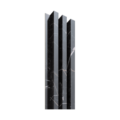 Lamelių sienelė, 275x17,2cm, black marble