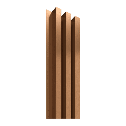 Lamelių sienelė, 27 x17,2cm, copper