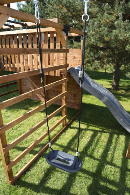 Ergonominės pakabinamos sūpynės, antracito - Image 5