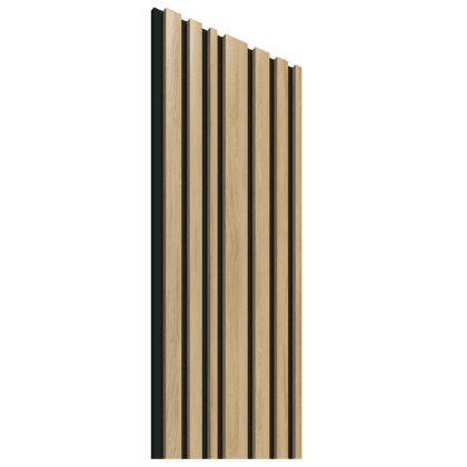 Akustinė lamelių sienelė, 265x30cm, oak