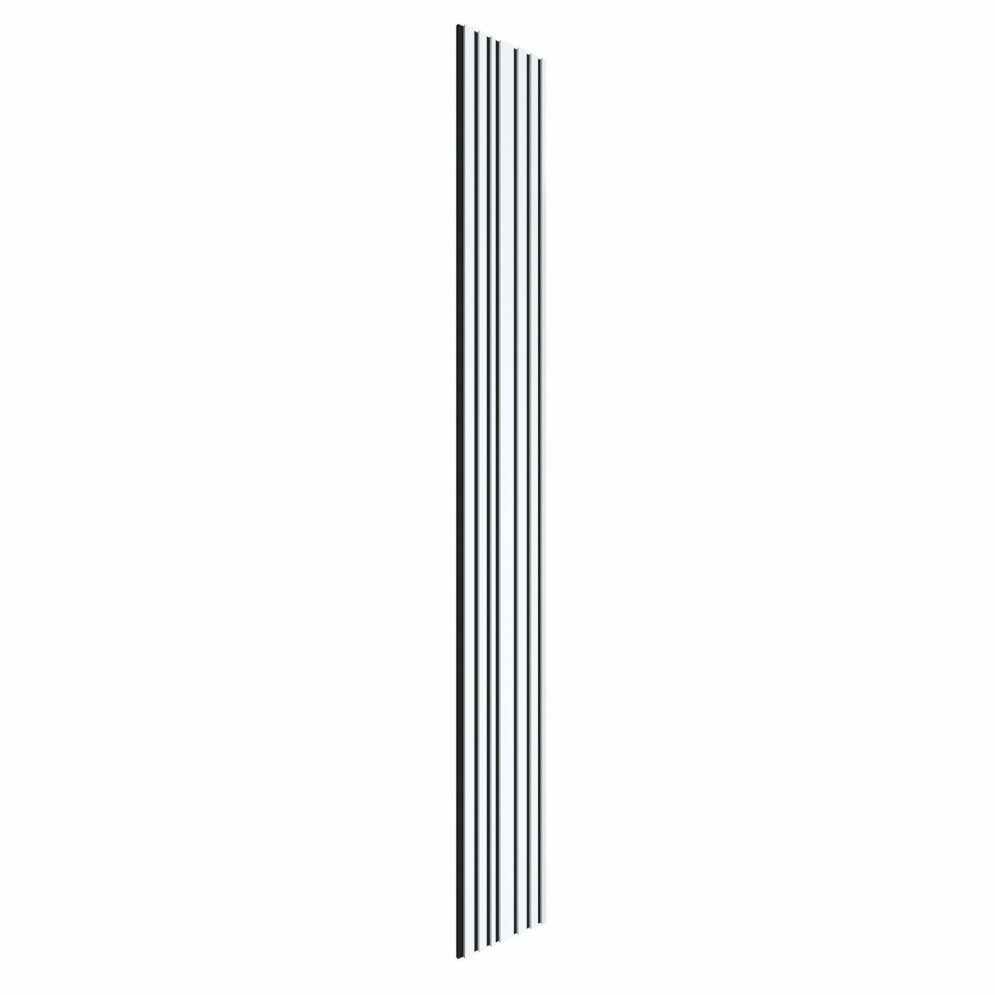 Akustinė lamelių sienelė, 265x30 cm, white