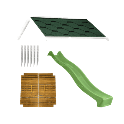 Priedų rinkinys "Berželis", žalias