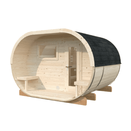 Medinė lauko pirtis "Anetė" 3+1,5m2