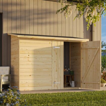 medinis sandėliukas „lapė“ 2,2 m2